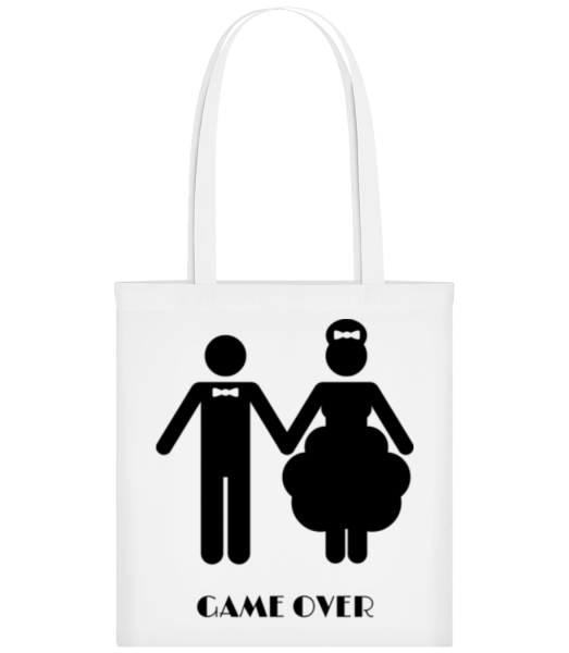 Game Over Wedding - Tote Bag - Blanc - Devant