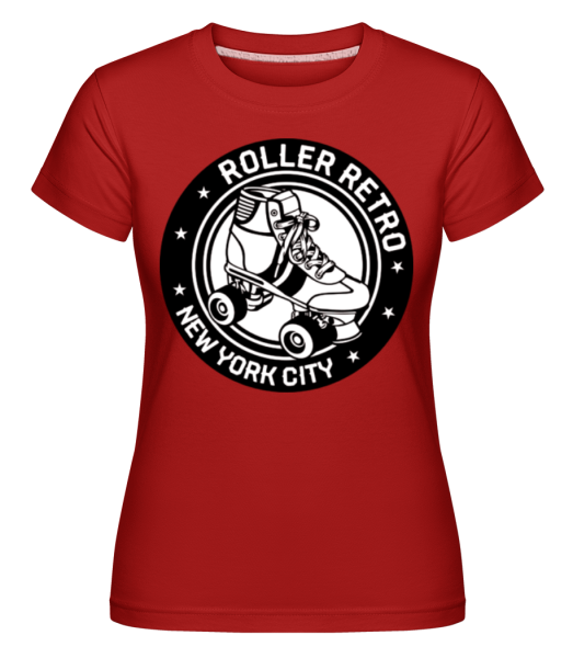 Roller Blade Logo -  T-shirt Shirtinator femme - Rouge - Devant