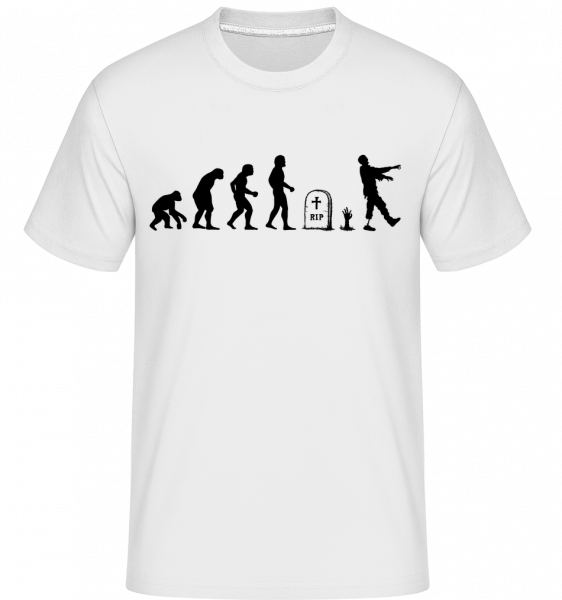 Évolution D'Halloween -  T-Shirt Shirtinator homme - Blanc - Vorn