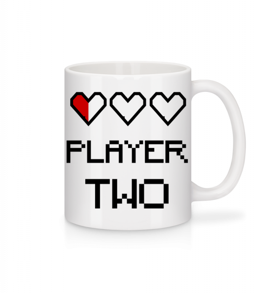Player Two - Mug en céramique blanc - Blanc - Vorn
