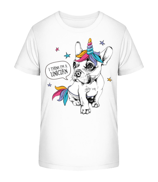 I Am A Unicorn - T-shirt bio Enfant Stanley Stella - Blanc - Devant