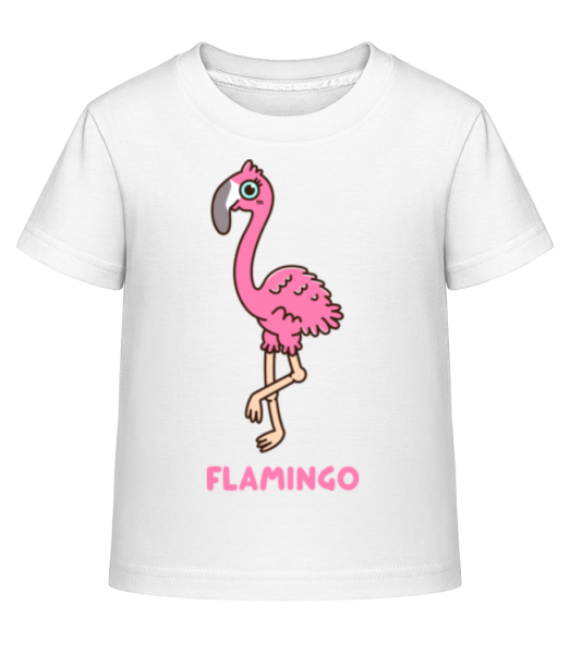 Comic Flamingo - T-shirt shirtinator Enfant - Blanc - Devant