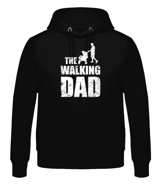 The Walking Dad - Sweat à capuche Homme - Noir - Devant