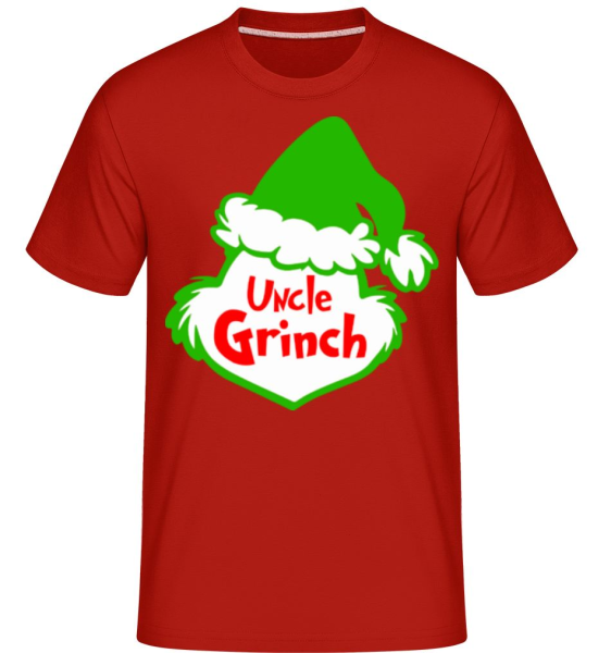 Uncle Grinch -  T-Shirt Shirtinator homme - Rouge - Devant