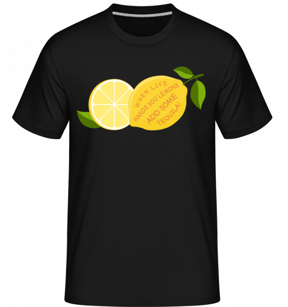 Lemon and Tequila -  T-Shirt Shirtinator homme - Noir - Vorn