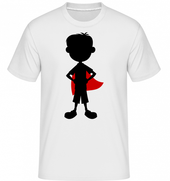 Frère Super Héros -  T-Shirt Shirtinator homme - Blanc - Vorn