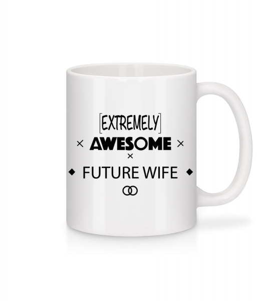 Awesome Future Wife - Mug en céramique blanc - Blanc - Vorn