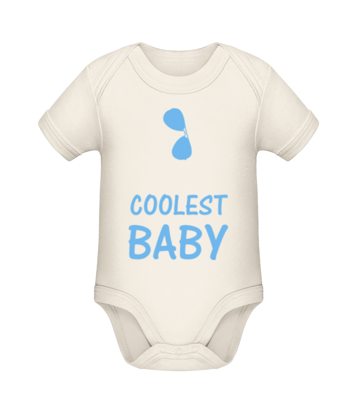 Coolest Baby - Body manches courtes bio - Crème - Devant